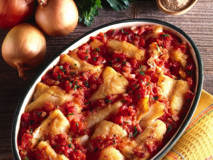 Baccalà al pomodoro