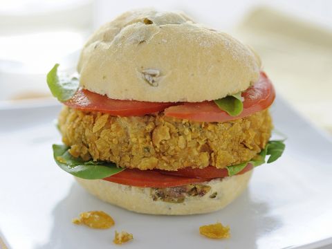 Hamburger croccanti di fagioli di soia