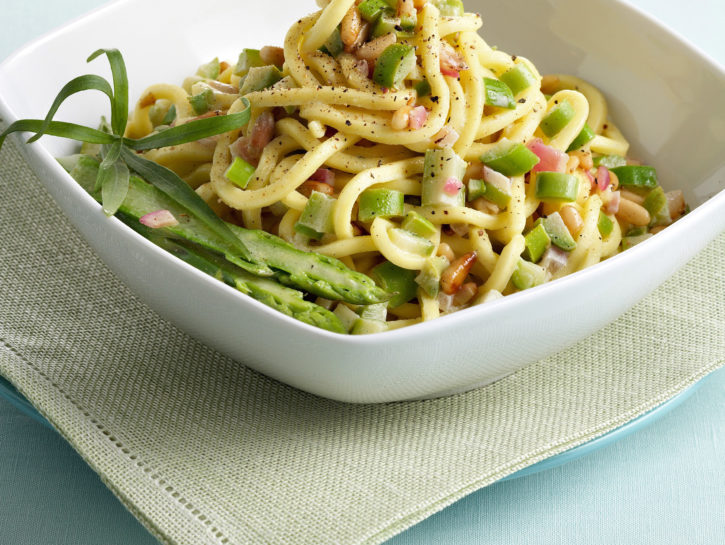 Troccoli con ragù bianco di asparagi