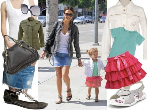 Copia il look di Jessica Alba e di sua figlia Honor Marie