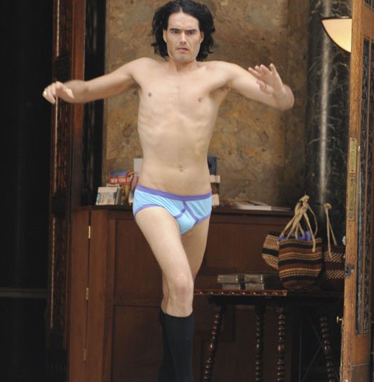 Russell nudo per la gioia di Katy Perry