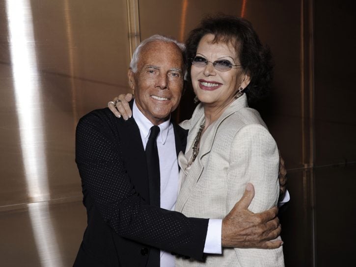 Giorgio armani Claudia Cardinale