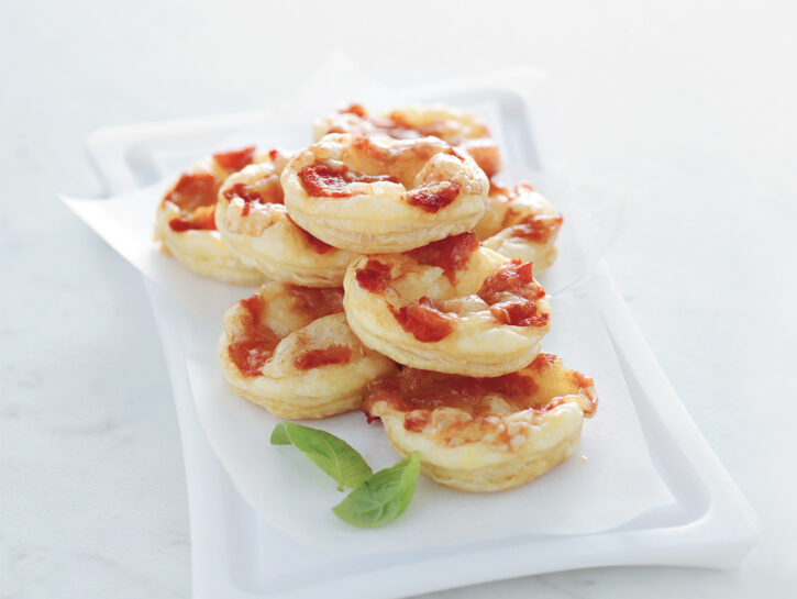 Pizzette golose di sfoglia