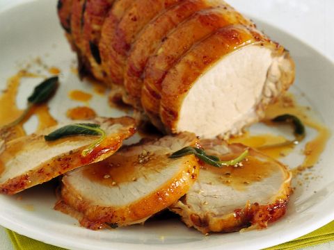 Arista con salsa al miele