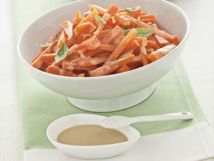 Bastoncini di carote alla senape