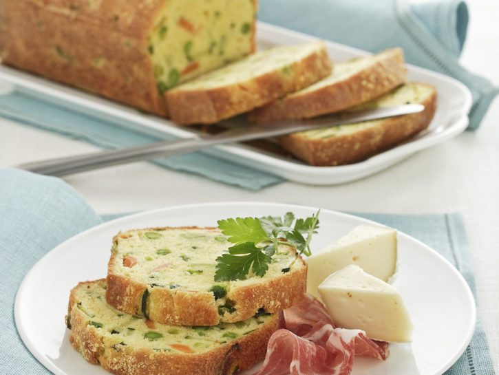 Plumcake soffice di verdure