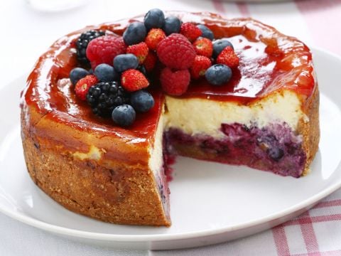 Cheesecake ai frutti di bosco