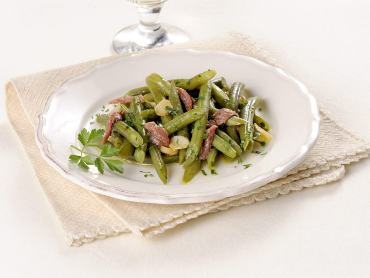 Fagiolini con acciughe