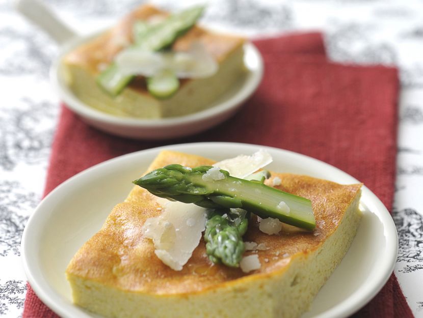 flan-di-ricotta-agli-asparagi