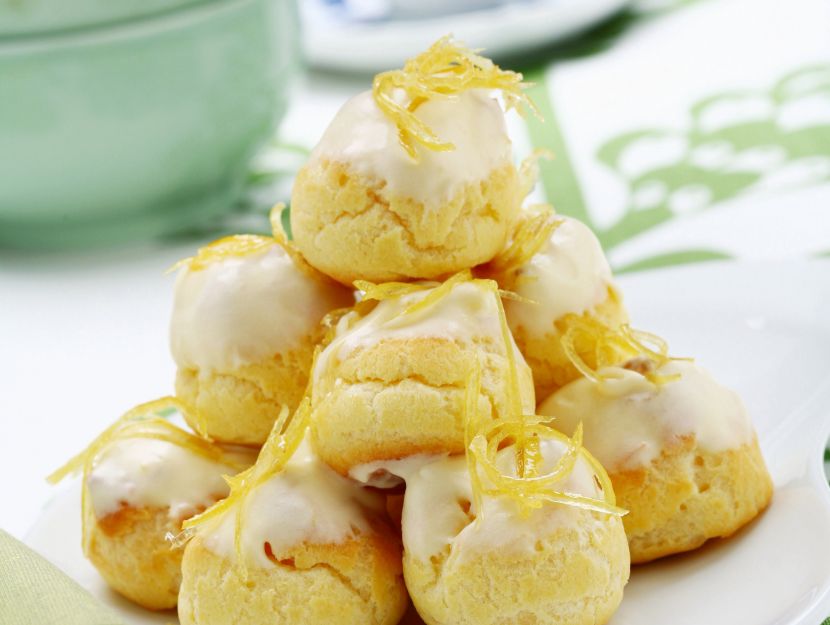 profiteroles-con-crema-al-limone preparazione