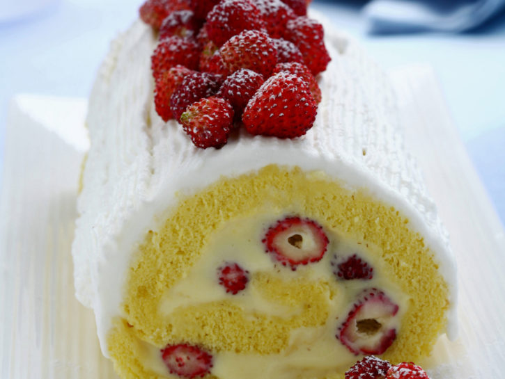 Rotolo alle fragoline di bosco
