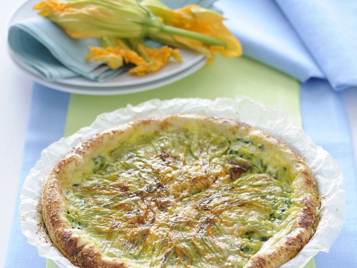 crostata-di-zucchine-e-fiori-di-zucca ricetta