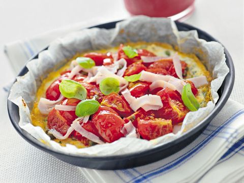 Frittata di albumi e prosciutto cotto