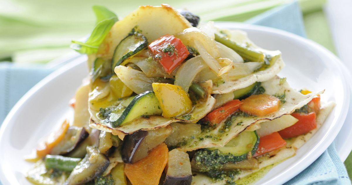 Ricetta Ratatuia Con lasagne Di Pane Carasau Donna Moderna