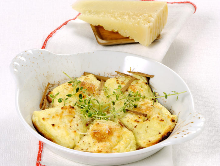 Gnocchi di ricotta gratinati al forno