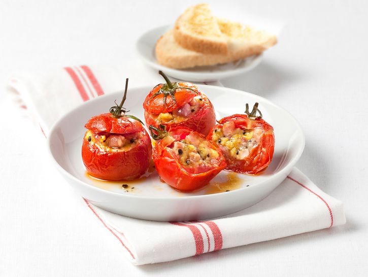 Pomodori ripieni alla carbonara