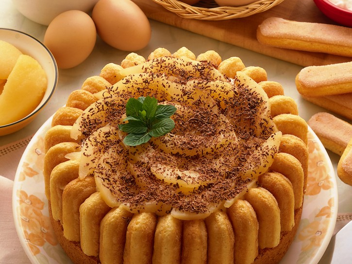 Bavarese alle pere