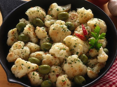 Cavolfiore con olive