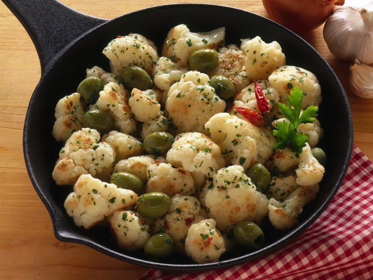 Cavolfiore con olive