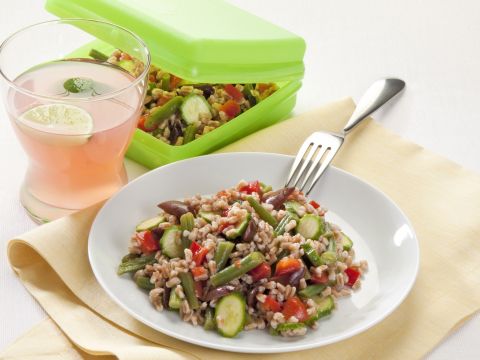 Farro piccantino con verdure
