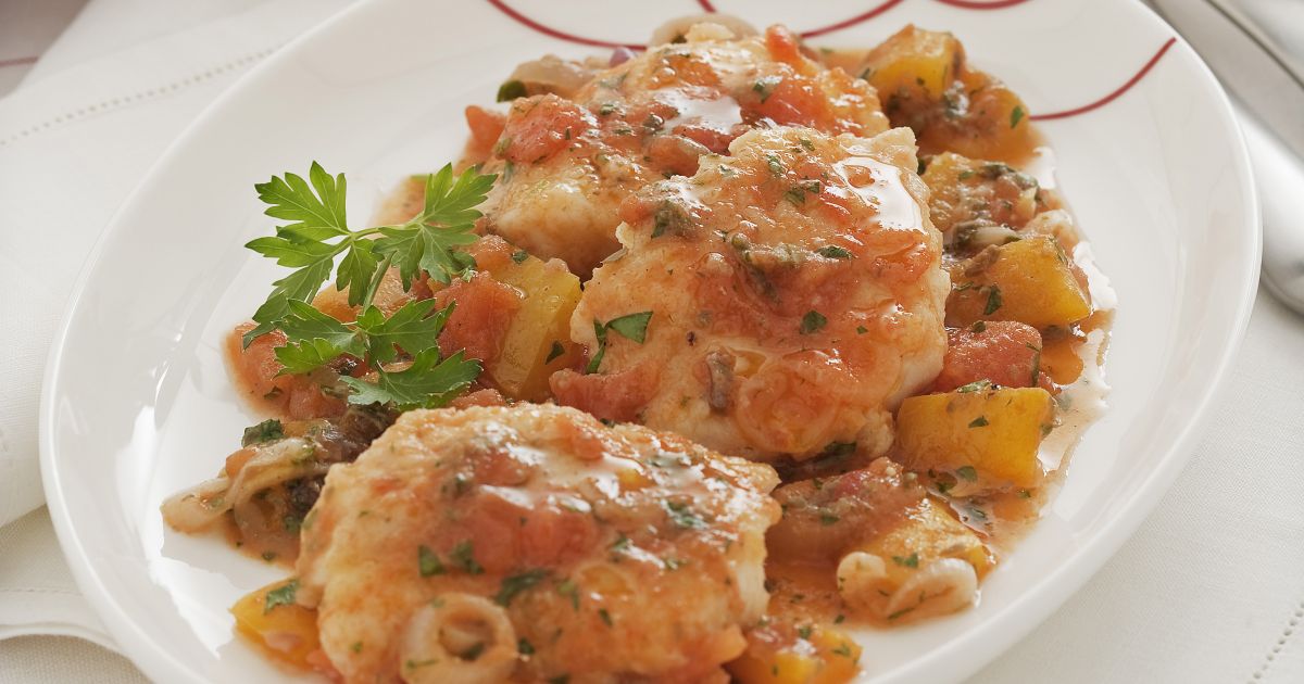 Ricetta Filetto Di Merluzzo Alla Provenzale Donna Moderna