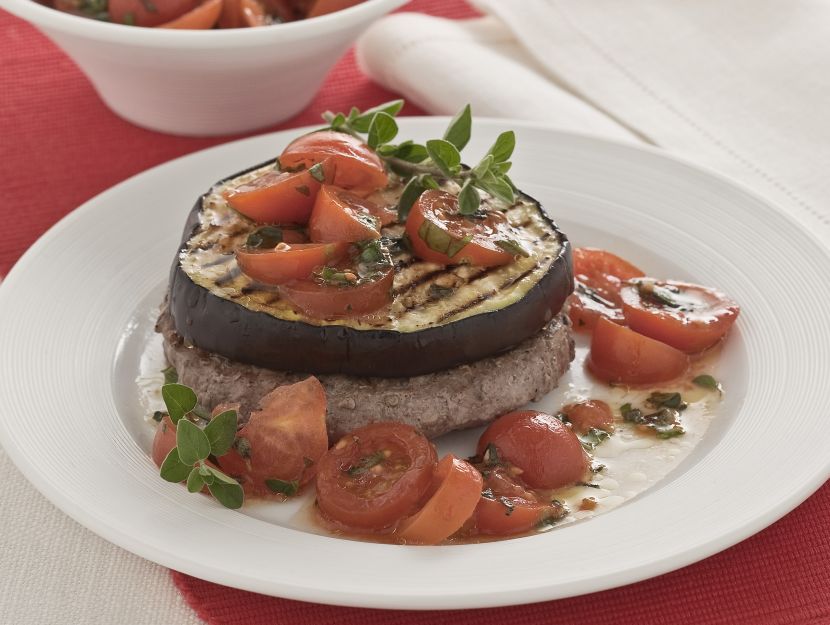 hamburger-grigliati-con-melanzane preparazione