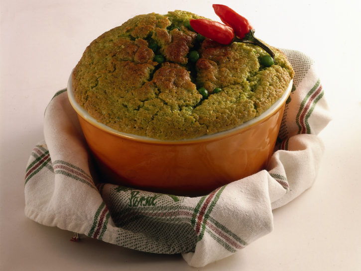 Soufflé vegetariano