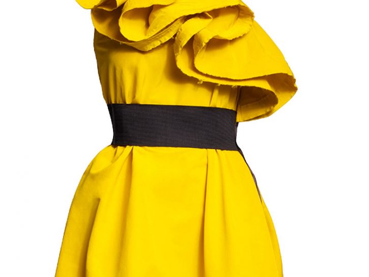 Abito da cocktail giallo di Lanvin H&M