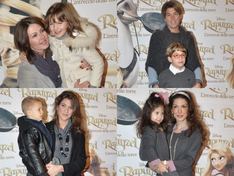Rapunzel, red carpet in famiglia