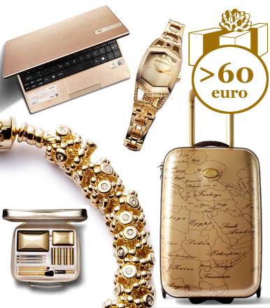 Regali di Natale a partire da 60 euro: oro!