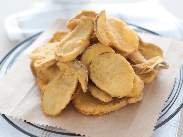Porcini impanati e fritti