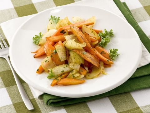 Carote e cipolle al curry