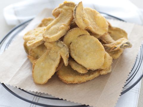 Funghi fritti impanati