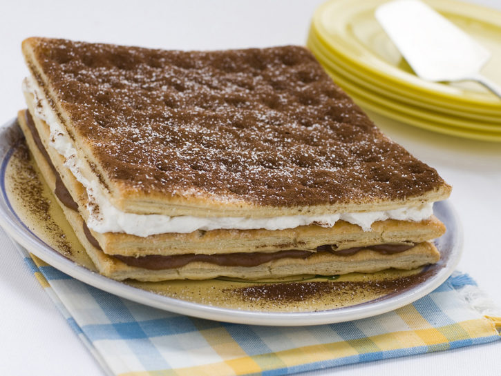 Millefoglie alla crema di marroni