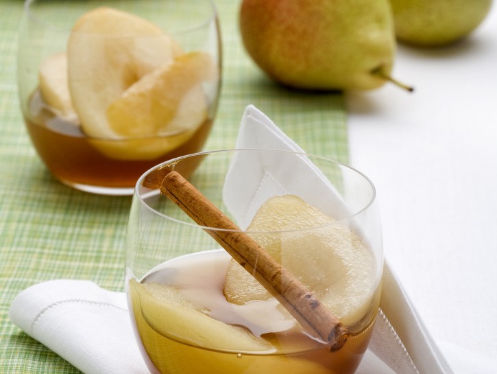 Pere sciroppate alla cannella