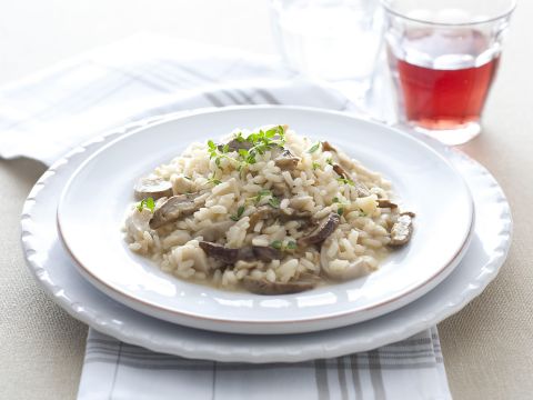 Risotto ai funghi mantecato