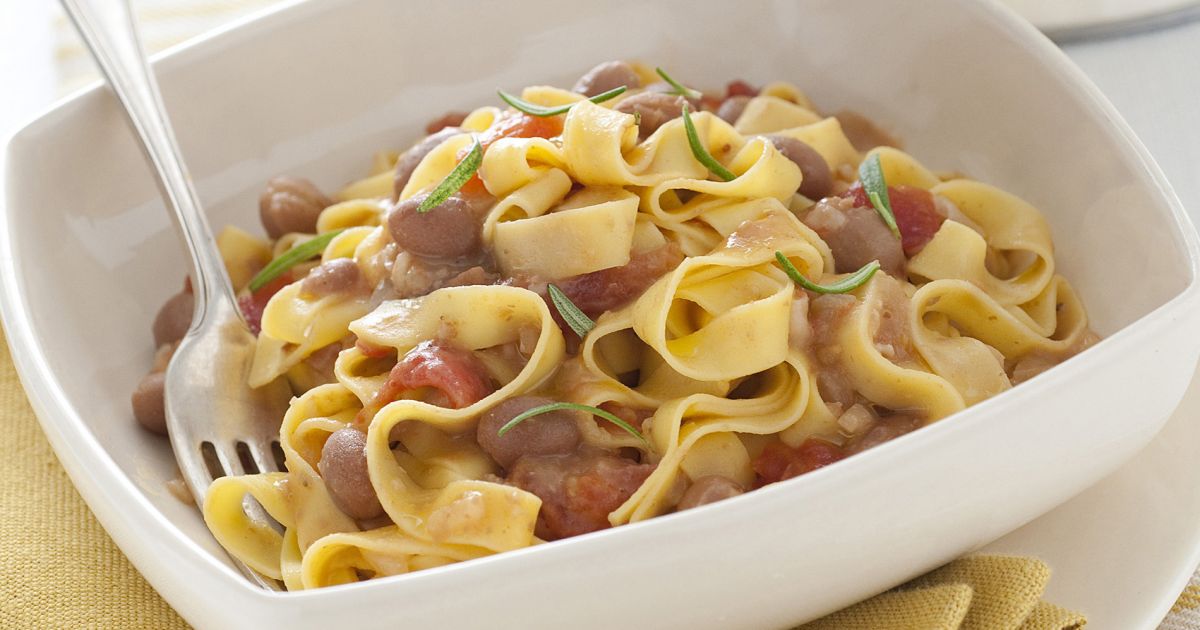 Ricetta Tagliatelle con fagioli alla romagnola Donna Moderna Ricetta Tagliatelle con fagioli alla romagnola Donna Moderna