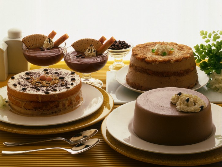 Torta alla crema di caffè