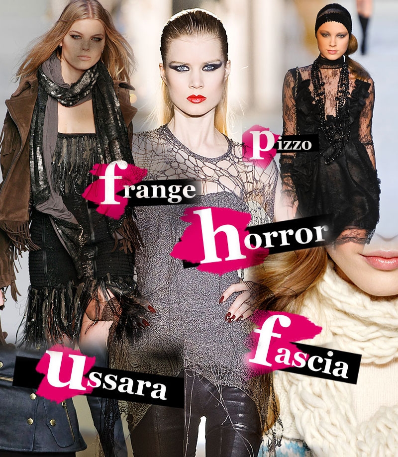 Dizionario tendenze A/I 2010-2011. Buon ripasso!
