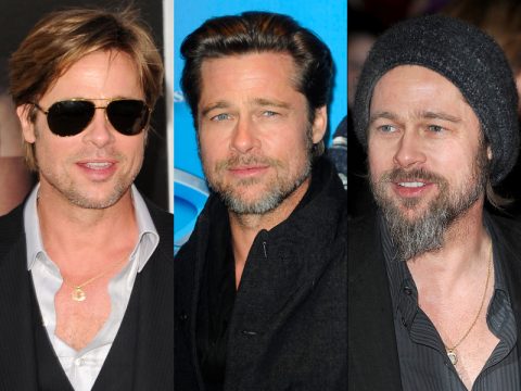 Brad Pitt, barba o non barba?