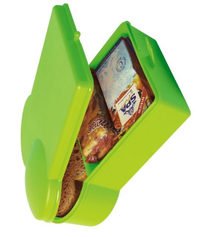 Green sandwichIl porta-pranzo dalla forma appetitosa ha anche gli scomparti adattabili (Present Time