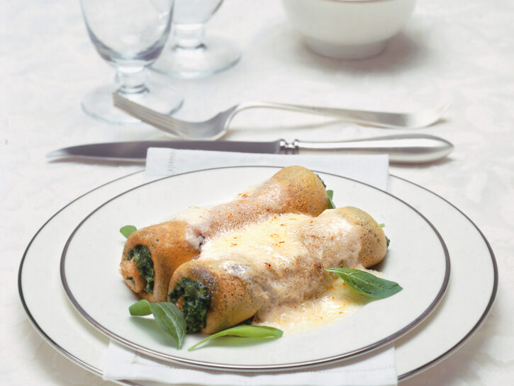 Crepes agli spinaci