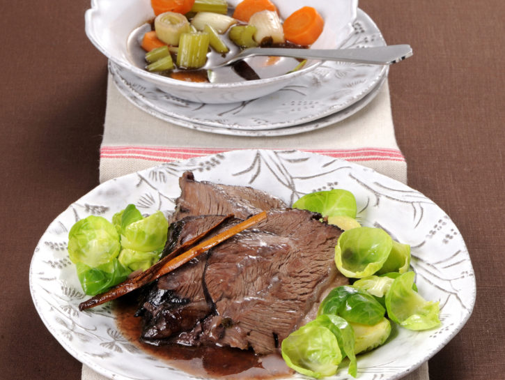 Brasato di ganascino di manzo al Barbera