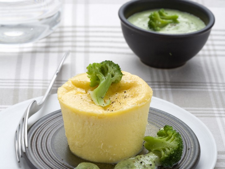 budino-di-grana-padano-e-broccoli preparazione