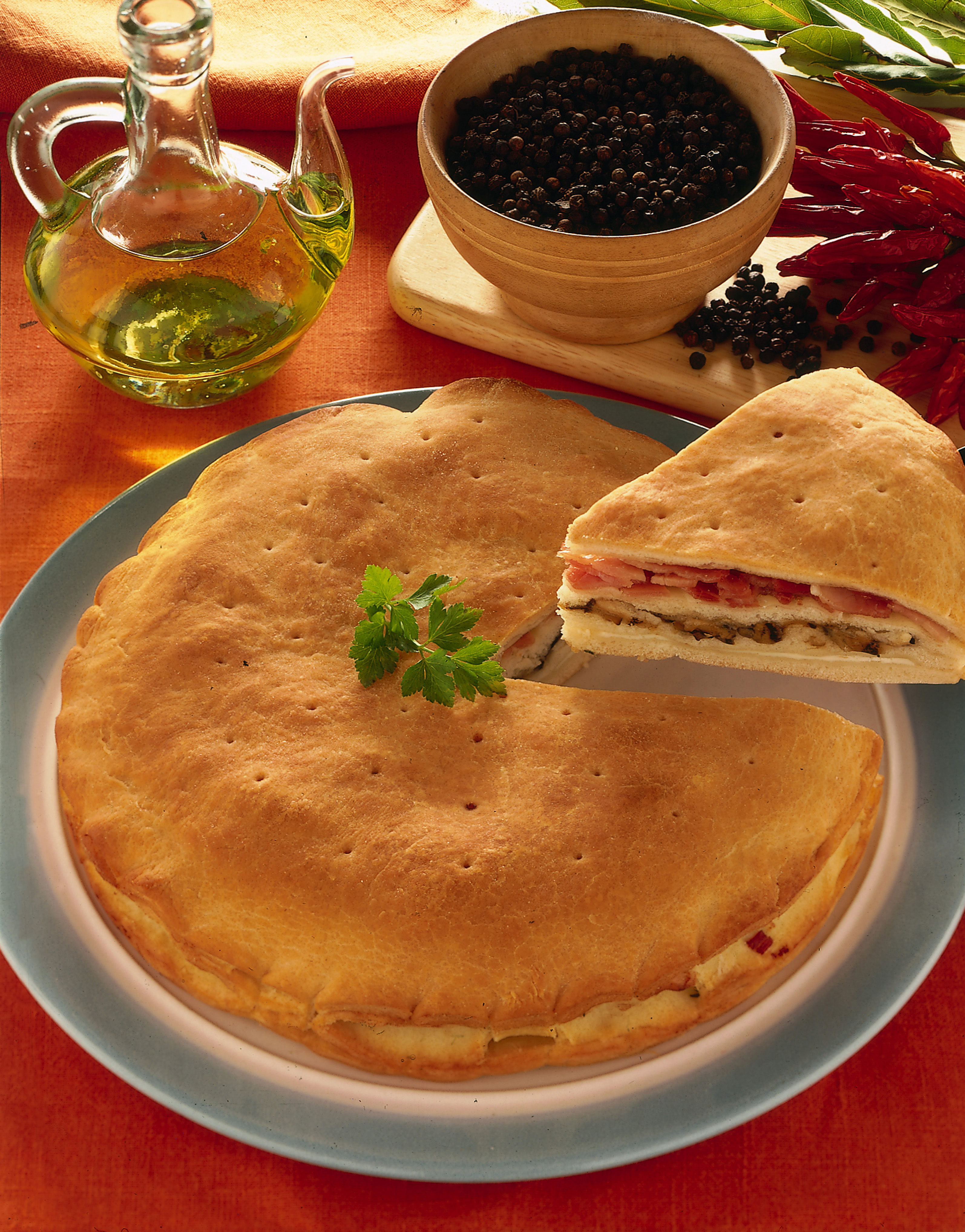 Ricetta Focaccia al prosciutto Donna Moderna