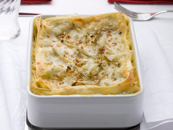 Lasagne con i cardi