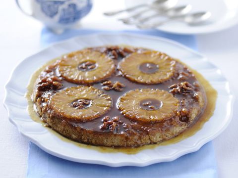 Torta rovesciata con farina integrale
