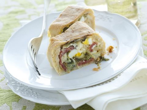 Tortano al formaggio e scarola