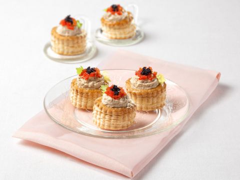 Come fare i vol au vent con mousse di tonno