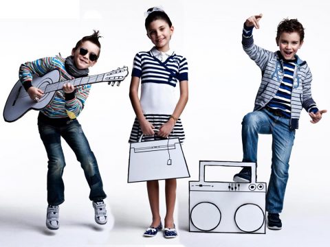 Moda bimbi, evviva le righe!